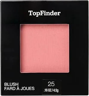 TopFinder® Lightweight & Long-Lasting Powder Blush | Ultra-Matte & Shimmery Finish | Highly Pigmented & Buildable | Blusher + Highlighter for Face Makeup | Suits All Skin Tones- 25G
