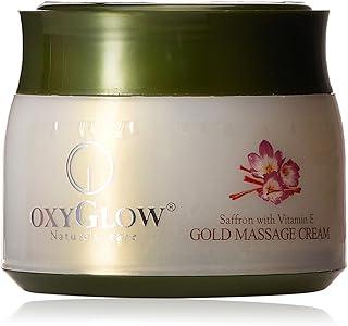 Oxyglow Saffron and Gold Vit E Massage Cream, 200g