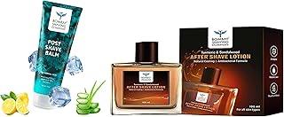 Bombay Shaving Company After Shave Lotion, 100ml (Atomizer) & Bombay Shaving Company Post-Shave Balm- After Shaving Lotion with Witch Hazel, Alcohol Free - 100 g COMBO