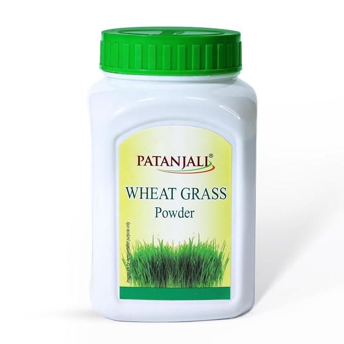PATANJALI Pure Wheat Grass Powder, Immunity boosting Herb, Supports healthy Metabolism, Na