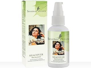 Shahnaz Husain Shacover Natural Cream Foundation, 50 G, Gold,Full Coverage For All Skin Types, 1 Count
