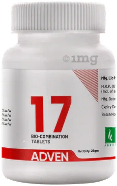 Adven 17 Biocombination Tablet bottle of 25 gm biocombination tablet