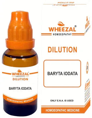 Wheezal Baryta Iodata Dilution 200 bottle of 30 ml dilution