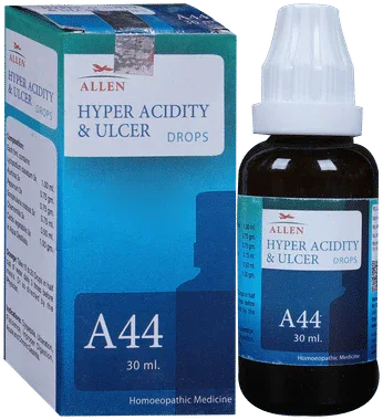 Allen A44 Hyper Acidity & Ulcer Drop bottle of 30 ml drop