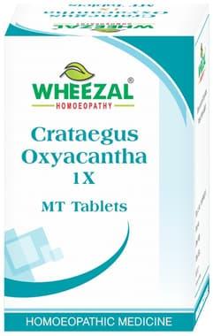 Wheezal Crataegus Oxycantha 1X MT Tablet bottle of 25 gm tablet