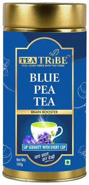 Tea Tribe Blue Pea Tea jar of 100 gm leaves
