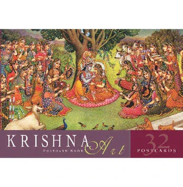 Krishna Art Postcard Book