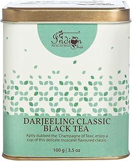The Indian Chai – Darjeeling Classic Black Tea 100g, Muscatel Tea, Direct From Source in India – Flowery, Aromatic & Delicious, Champagne of Teas