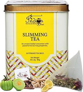 The Indian Chai - Slimming Tea 30 Pyramid Tea Bags - Rejuvenating Herbal Blend for Metabolism Boost, Digestive Support & Detoxification - Embrace Wellness with Natural Ingredients
