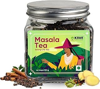 KIWI Kisan Window Masala Chai - 150g Spiced Masala Tea Blend | Immunity Booster | Digestive Health | Energy Enhancer - Traditional Indian Masala Tea- 150g