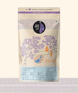 Blue Tokai Coffee Roasters Silver Oak Cafe Blend - Medium Roast | South Indian Filter Coffee 500g | Rich & Smooth Coffee Blend | 100% Arabica Beans | Specialty Coffee | Freshly Roasted Ground Coffee