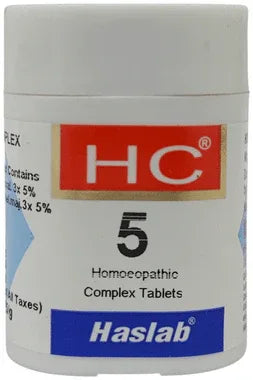Haslab HC 5 Baptisia Complex Tablet bottle of 20 gm tablet