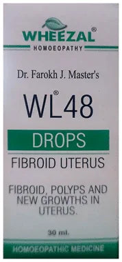 Wheezal WL48 Fibroid Uterus Drop bottle of 30 ml drop