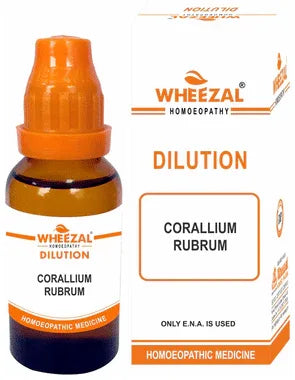 Wheezal Coralium Dilution 1M bottle of 30 ml dilution