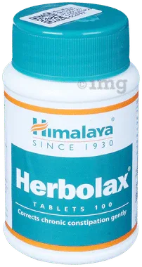 Himalaya Herbolax Tablet | Eases Constipation bottle of 100 tablets