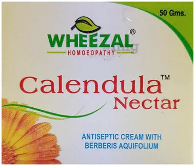 Wheezal Calendula Nectar Antiseptic Cream tube of 50 gm cream