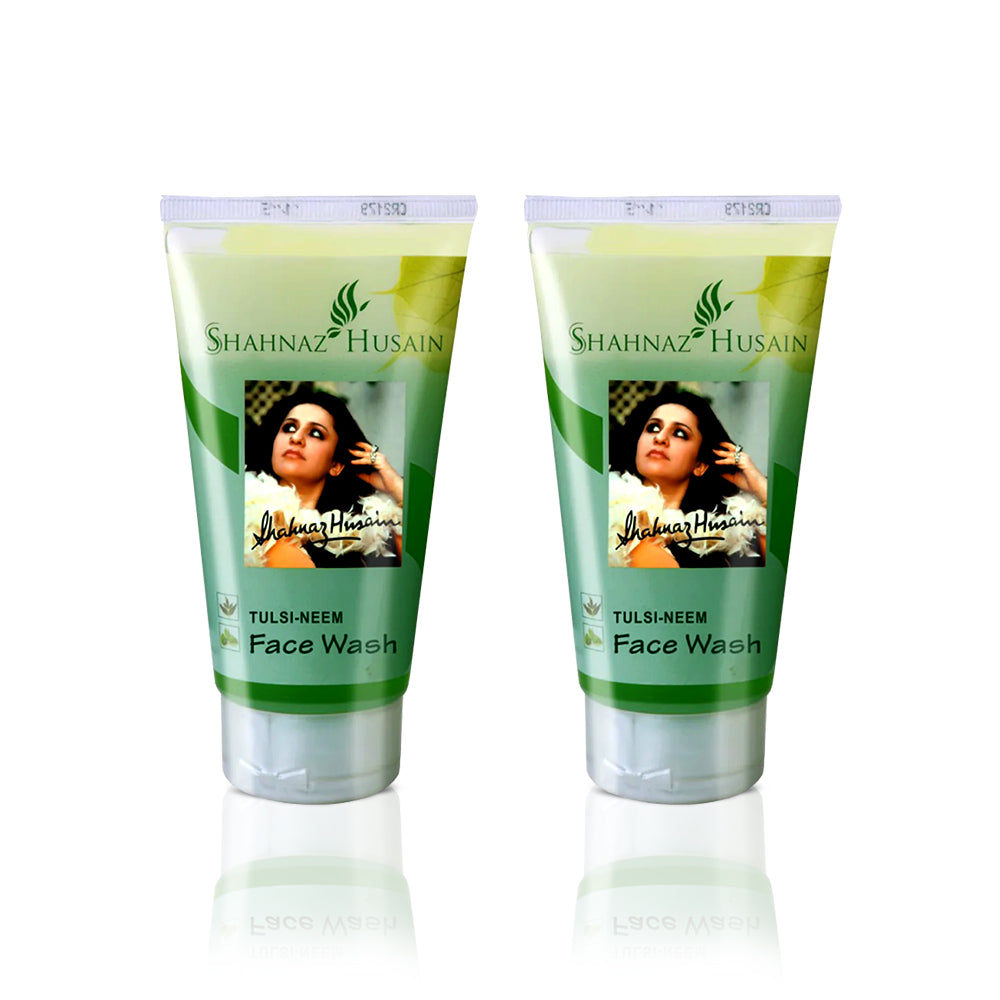 Shahnaz Husain Tulsi Neem Face Wash (50g Pack of 2)