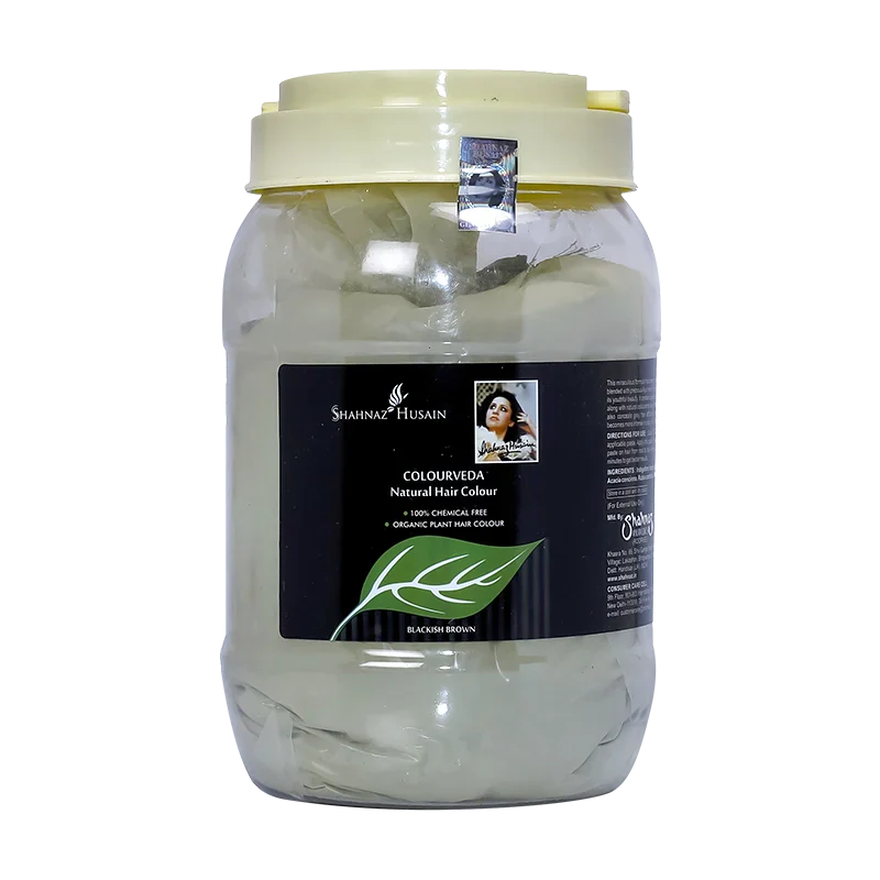 Shahnaz Husain Colourveda Natural Hair Colour Blackish Brown | 500g