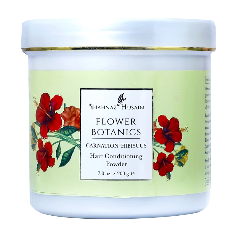 Shahnaz Husain Flower Botanics Carnation- Hibiscus Hair Powder