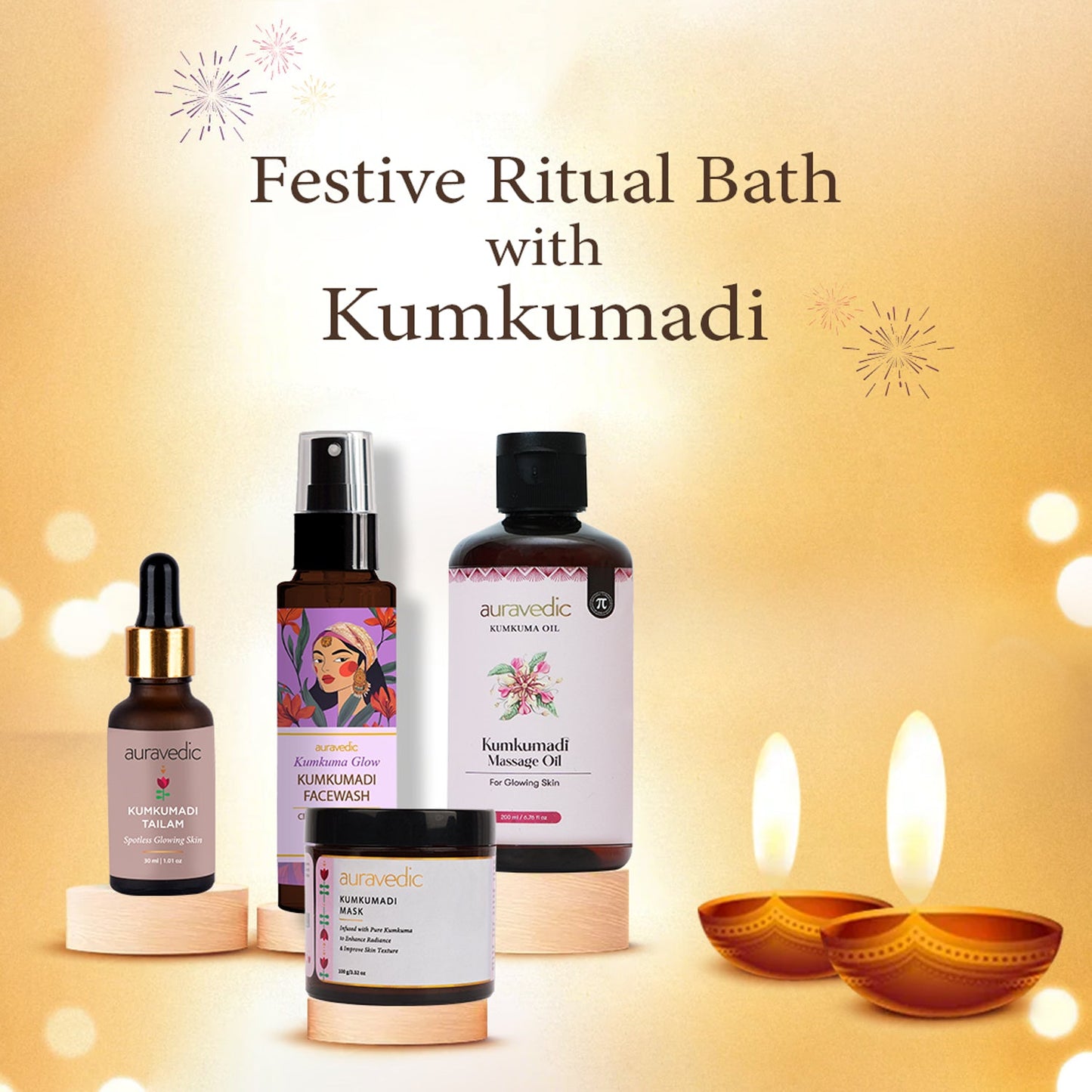 Festive Ritual Bath with Kumkumadi