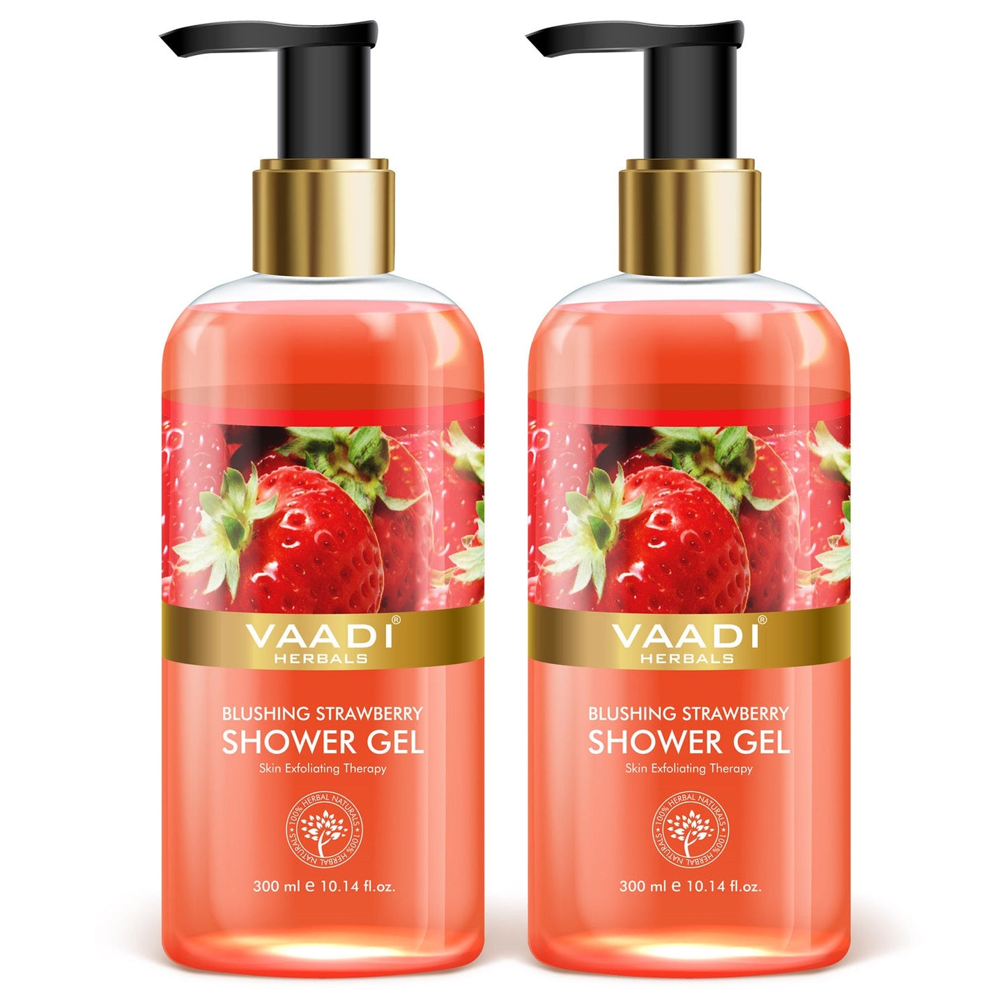 Pack of 2 Blushing Strawberry Shower Gel (300 ml x 2)