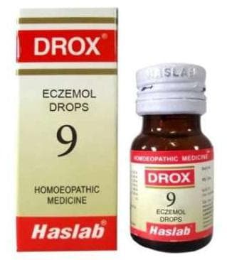 Haslab Drox 9 Eczemol Drop bottle of 30 ml drop