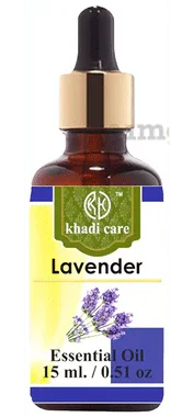 Khadi Care Essential Oil Lavender bottle of 15 ml oil