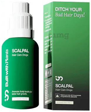 Built With Plants Scalpal Hair Care Drops bottle of 30 ml oral drops