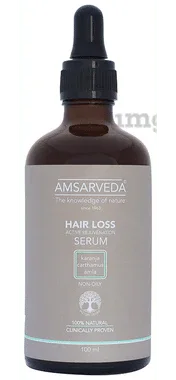 Amsarveda Hair Loss Active Rejuvenation Serum bottle of 100 ml serum