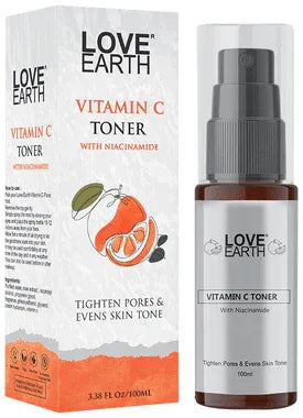 Love Earth Vitamin C Toner pump bottle of 100 ml toner