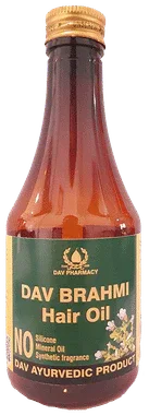D.A.V. Brahmi Hair Oil bottle of 200 ml oil
