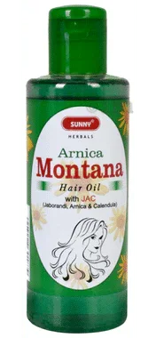 Sunny Herbals Arnica Montana Hair Oil bottle of 200 ml oil