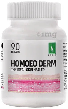 Adven Homoeo Derm Tablet bottle of 90 tablets