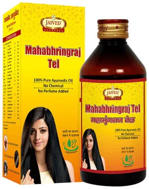 Jaived Ayurveda Mahabhringraj Tel | For Hair Growth, Scalp Nourishment & Dandruff Control bottle of 100 ml oil
