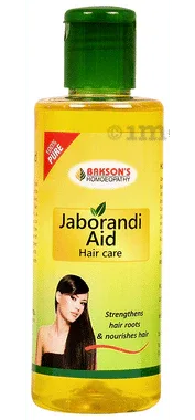 Bakson's Homoeopathy Jaborandi Aid Hair Care bottle of 200 ml oil