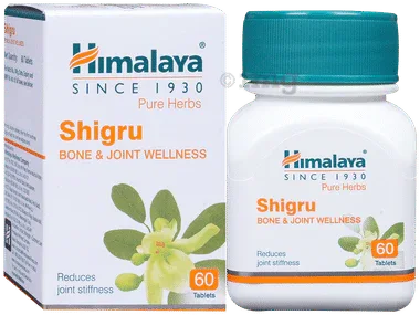 Himalaya Wellness Pure Herbs Shigru Bone & Joint Wellness Tablet bottle of 60 tablets