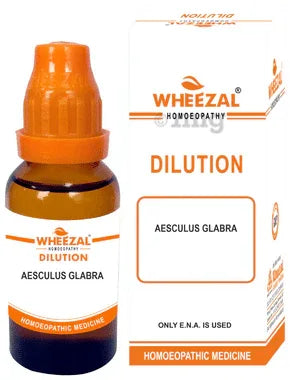 Wheezal Aesculus Glabra Dilution 200 bottle of 30 ml dilution