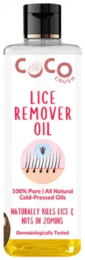 Coco Crush Lice Remover Oil bottle of 200 ml oil