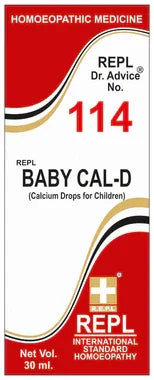 REPL Dr. Advice No. 114 Baby Cal-D Drop bottle of 30 ml drop