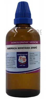 Father Muller Arnica Montana 200C Drop bottle of 100 ml drop