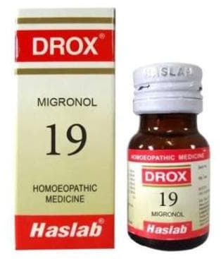 Haslab Drox 19 Migronol Drop bottle of 30 ml drop