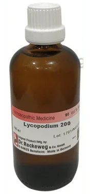 Dr. Reckeweg Lycopodium Dilution 200 CH bottle of 100 ml dilution