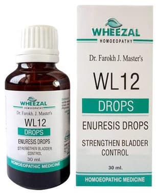 Wheezal WL12 Enuresis Drop bottle of 30 ml drop