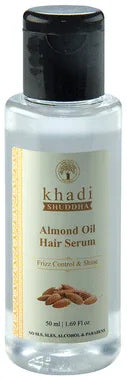 Khadi Shuddha Almond Oil Hair Serum bottle of 50 ml serum