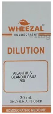 Wheezal Ailanthus G. Dilution 200 bottle of 30 ml dilution