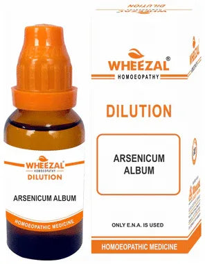 Wheezal Dilution Arsenicum Album 1M bottle of 30 ml dilution