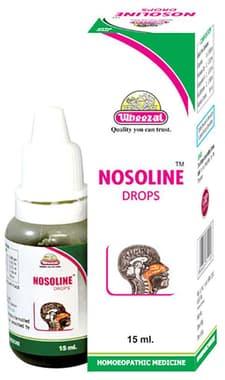 Wheezal Nosoline Nasal Drops bottle of 15 ml nasal drops