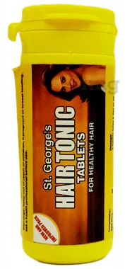 St. George’s Hair Tonic Tablet bottle of 30 gm tablet