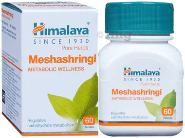 Himalaya Wellness Pure Herbs Meshashringi Metabolic Wellness Tablet bottle of 60 tablets