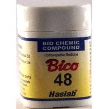 Haslab Bico 48 Biochemic Compound Tablet bottle of 20 gm tablet